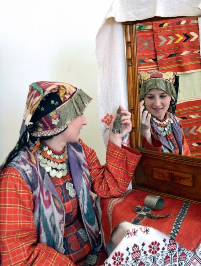 Крестьянский вариант девичьего костюма заказанской кряшенки