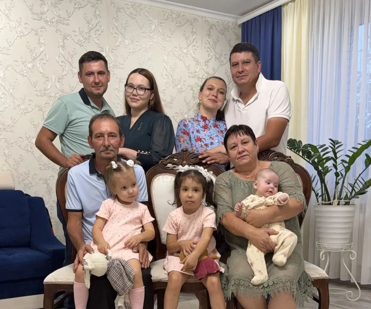 Клара Медведьева гаиләсе белән