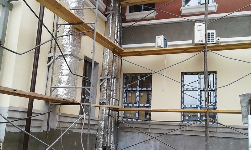 Фотоотчет о ходе строительства Центра культуры кряшен