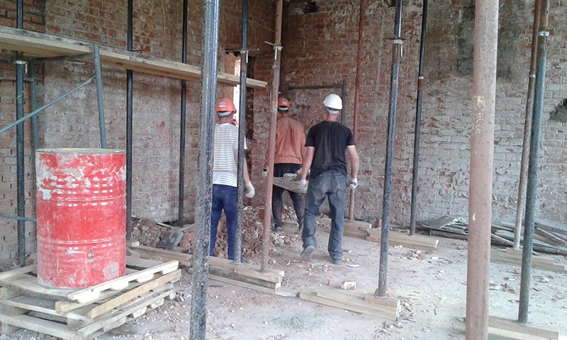 С Днём строителя — В Центре кряшен активно ведутся строительные работы
