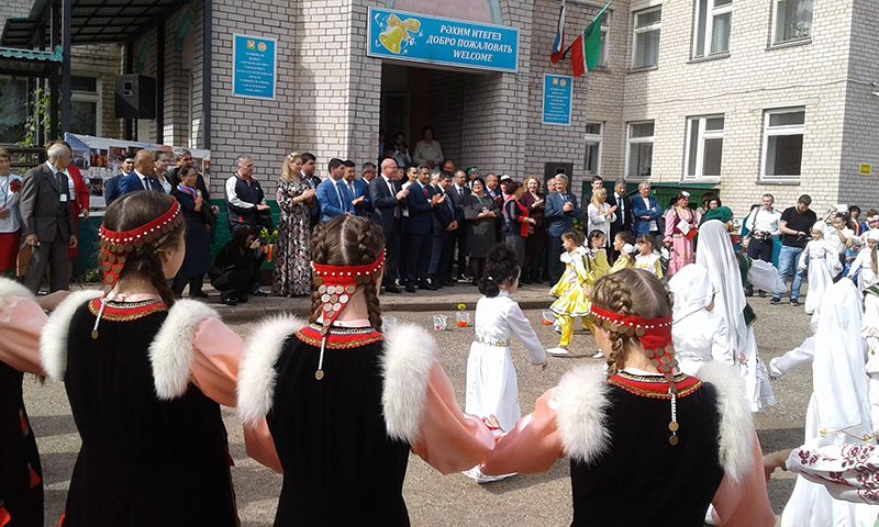 Фоторепортаж с открытия Дома дружбы народов в Азнакаево