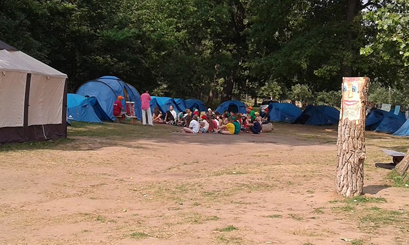 Гости в лагере "Айбагыр"