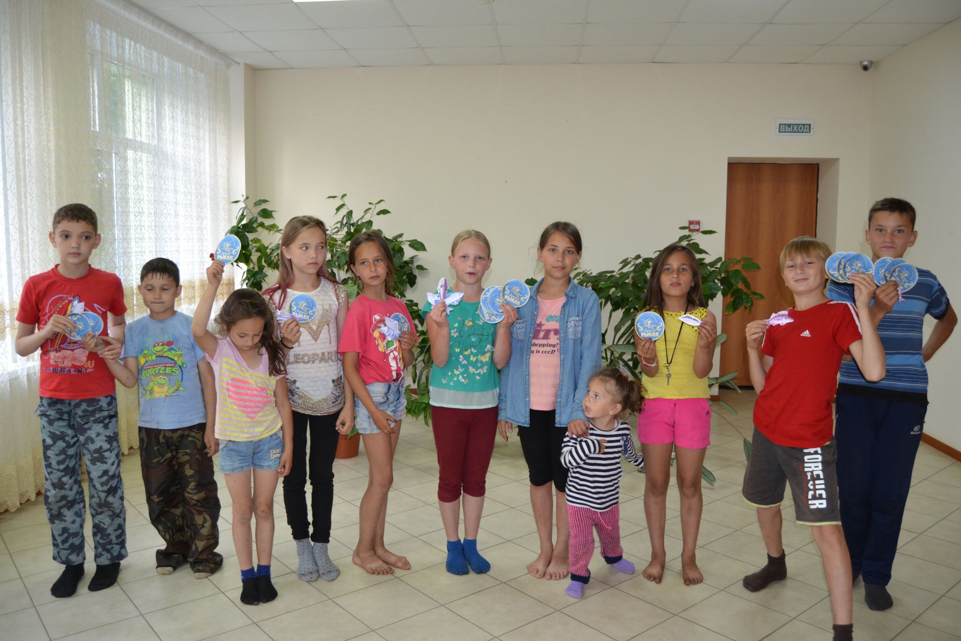 В посёлке Татарстан на День рыбака организовали конкурс для детей