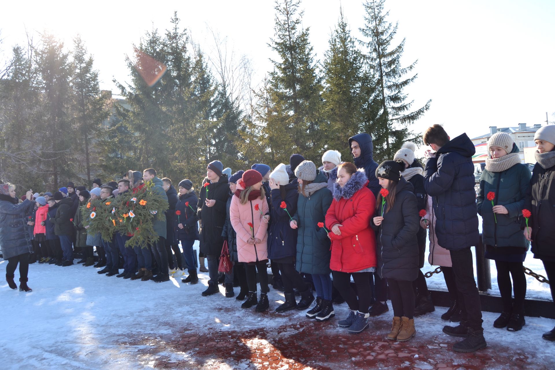 В поселке Татарстан провели митинг «Солдат Отечества, воин России»