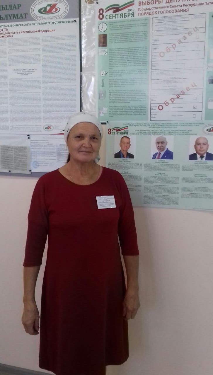 Ольга Боярина - активный ветеран Хозесановского поселения