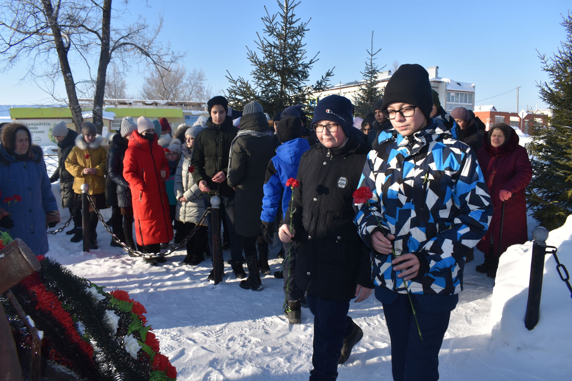 В поселке Татарстан прошел урок памяти в честь дня рождения Сергея Попова, погибшего в Афганистане