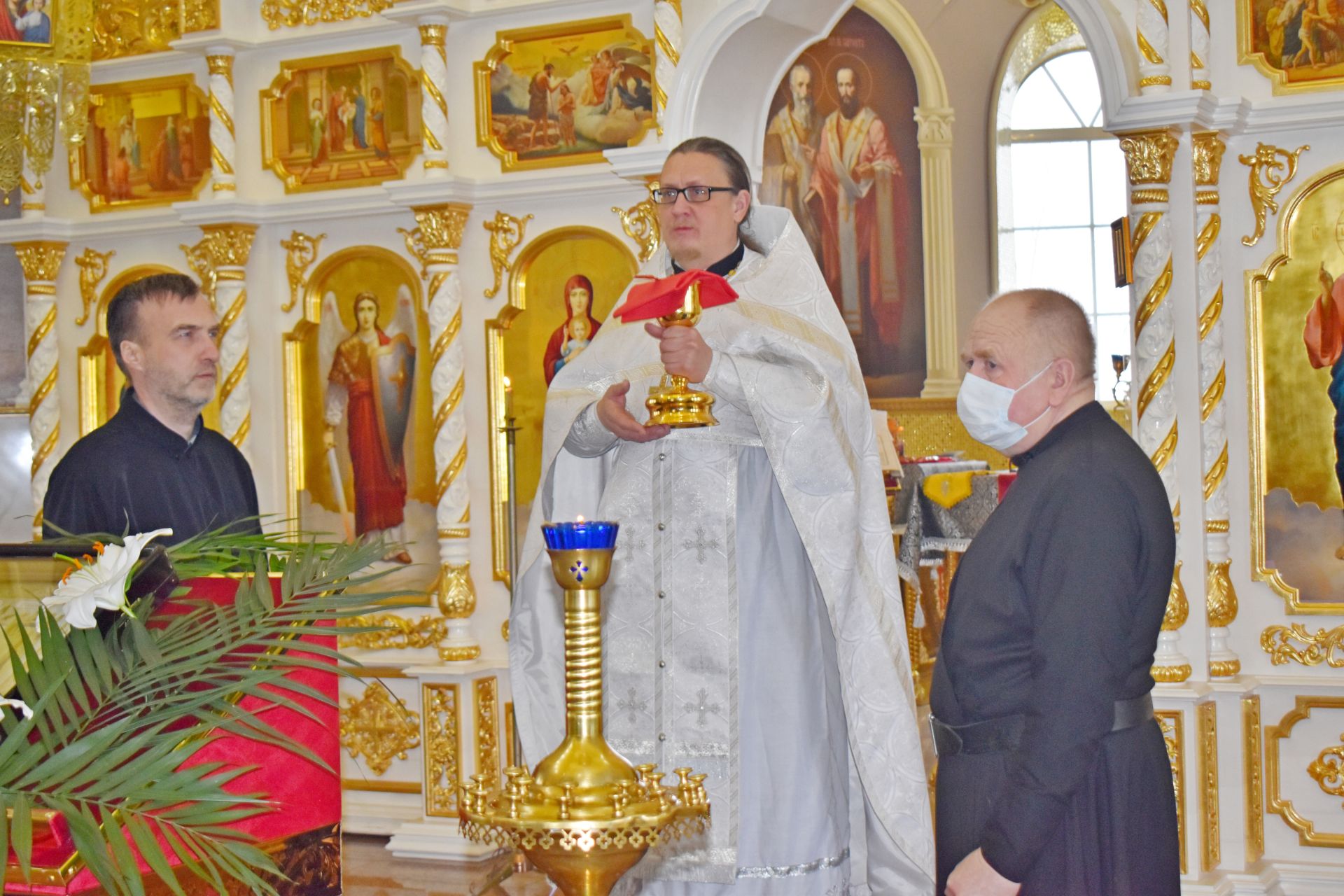 В селе Князево прошла божественная литургия в храме Святителя Николая Чудотворца