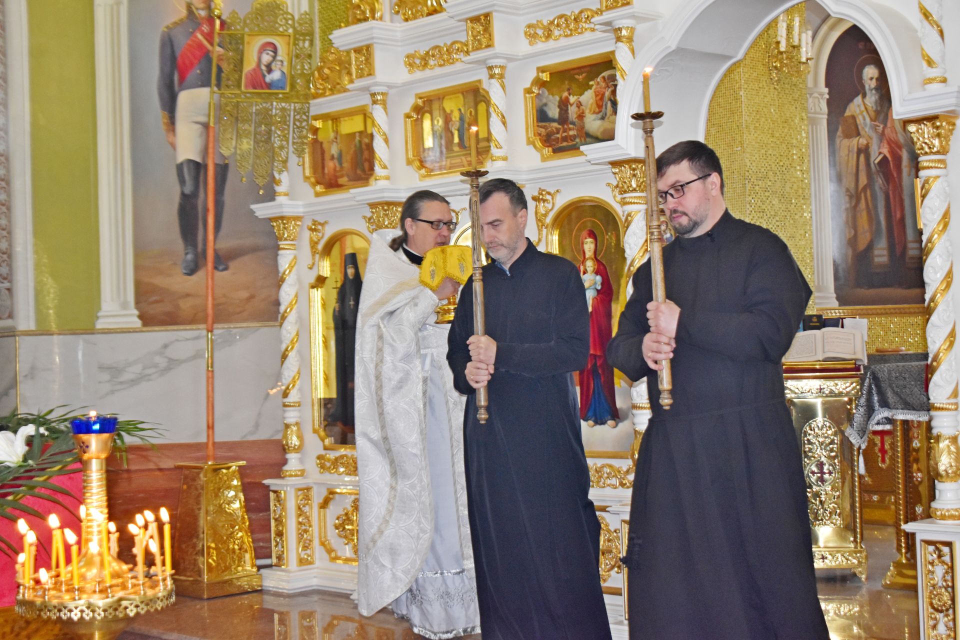 В селе Князево прошла божественная литургия в храме Святителя Николая Чудотворца