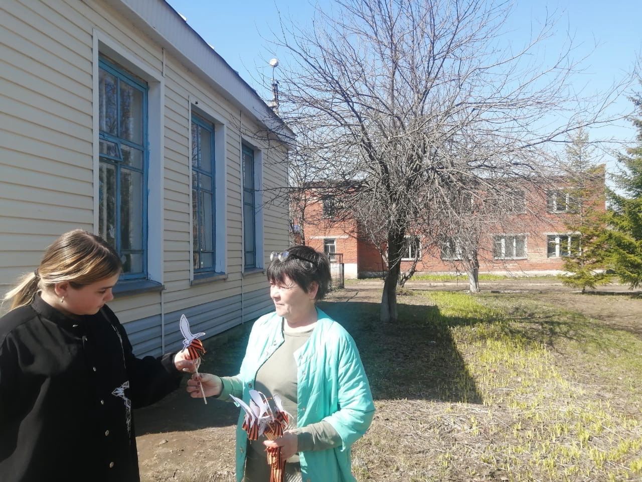 В селе Сетяково присоединились к ежегодной Всероссийской акции «Георгиевская ленточка»