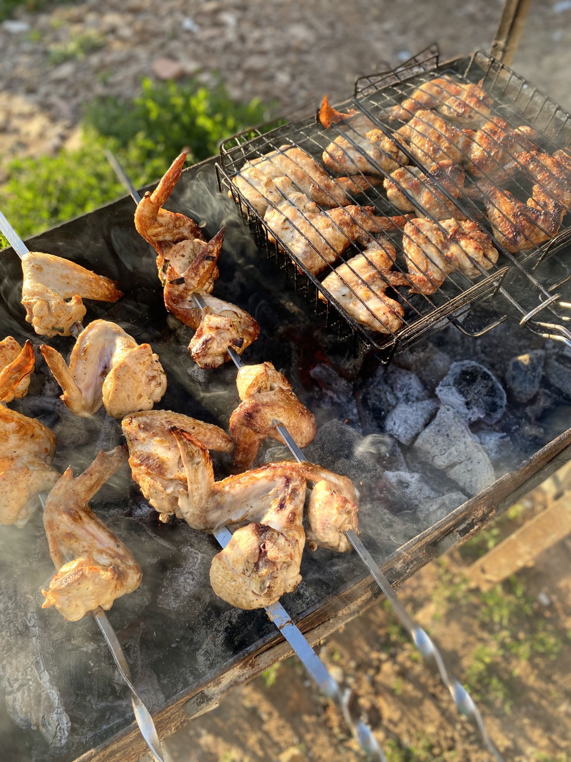 Каймакта маринадланган тавык шашлыгы пешерү ысулы