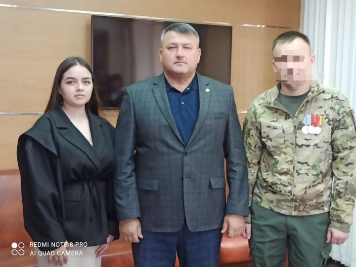 Кайбычта махсус хәрби операциядә катнашучы офицер Кирилл Корников белән очрашу булды