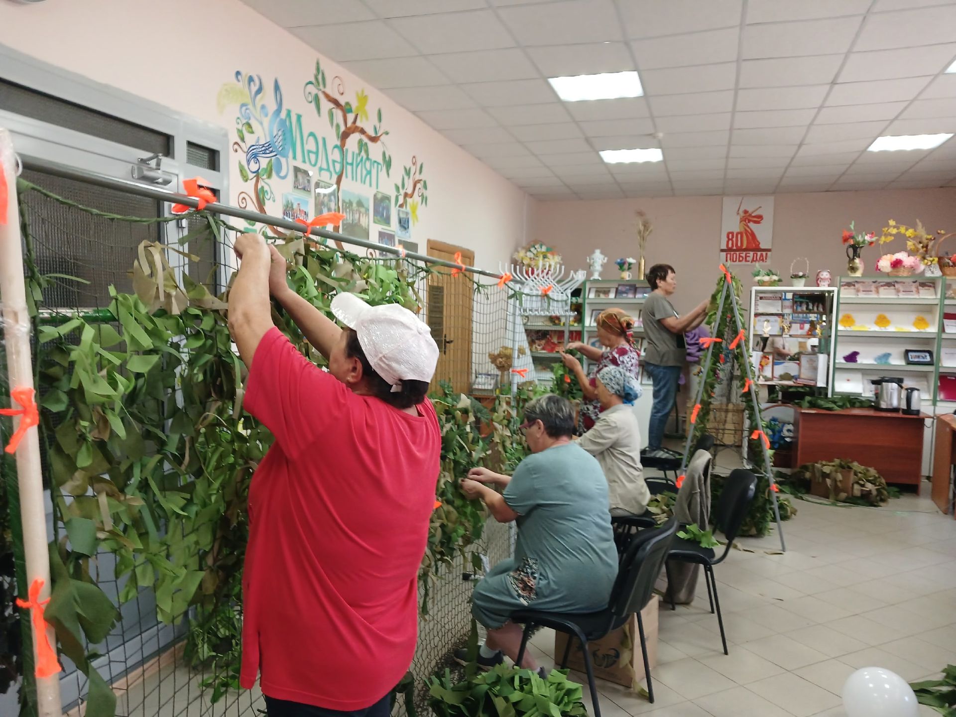 Керәшен Сәрдәсе авыл мәдәният йортында «Үзебезнекеләрне ташламыйбыз!» акциясе бара