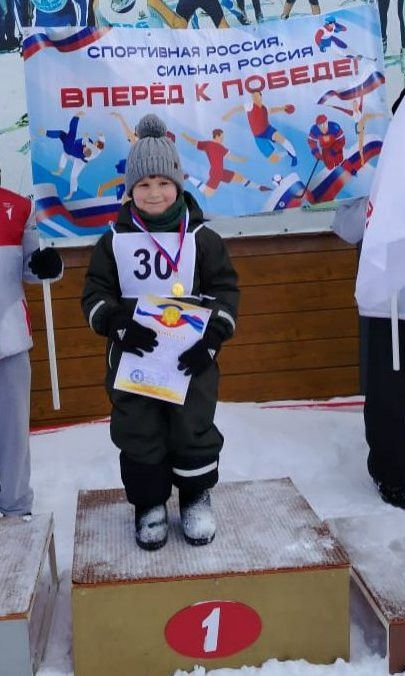 Кукмарадан бәләкәй Андрей Михеев чаңгы ярышында җиңде