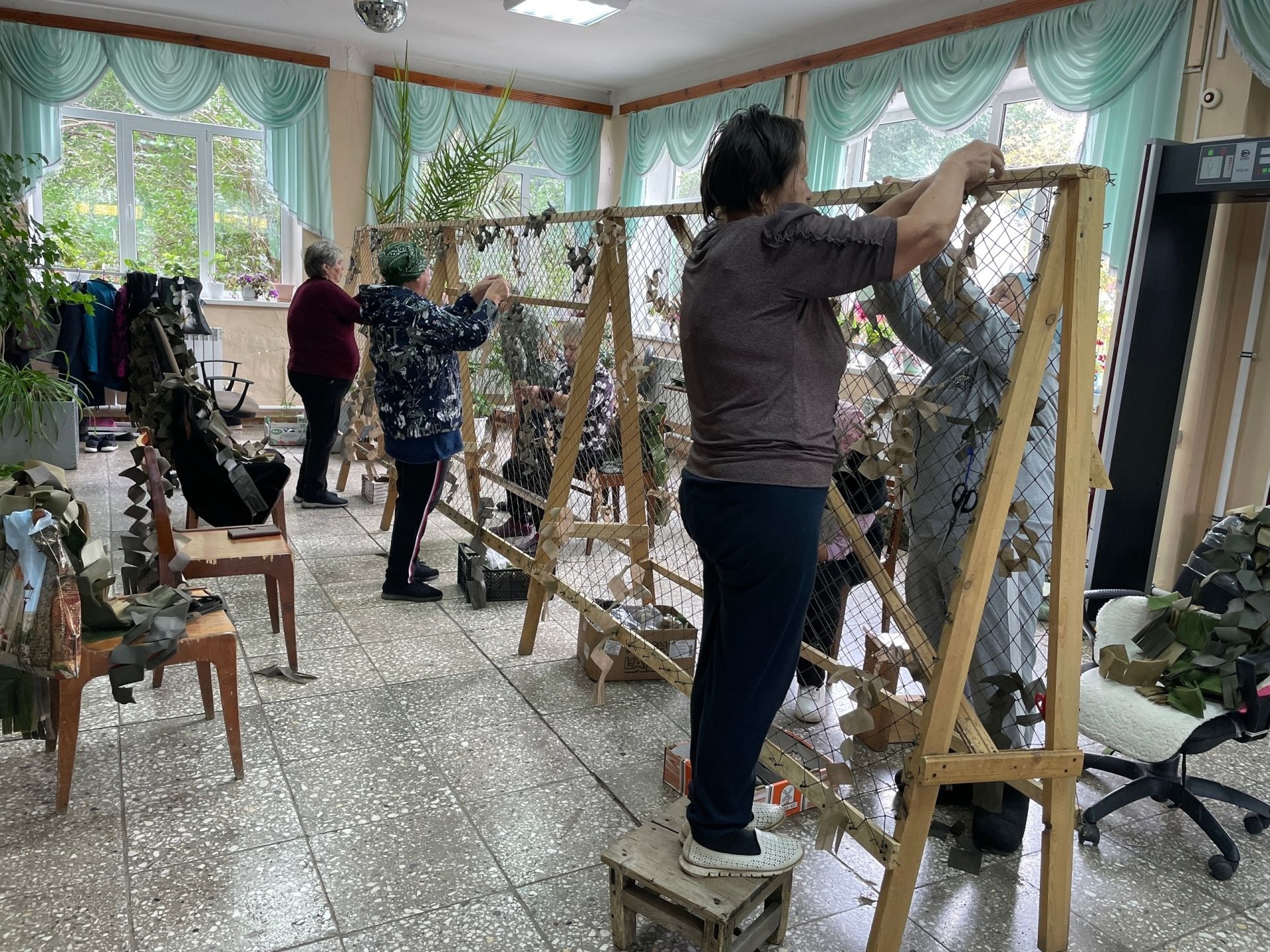 Якты Күл авылы волонтерлары үргән челтәрләр саны 650дән артып киткән