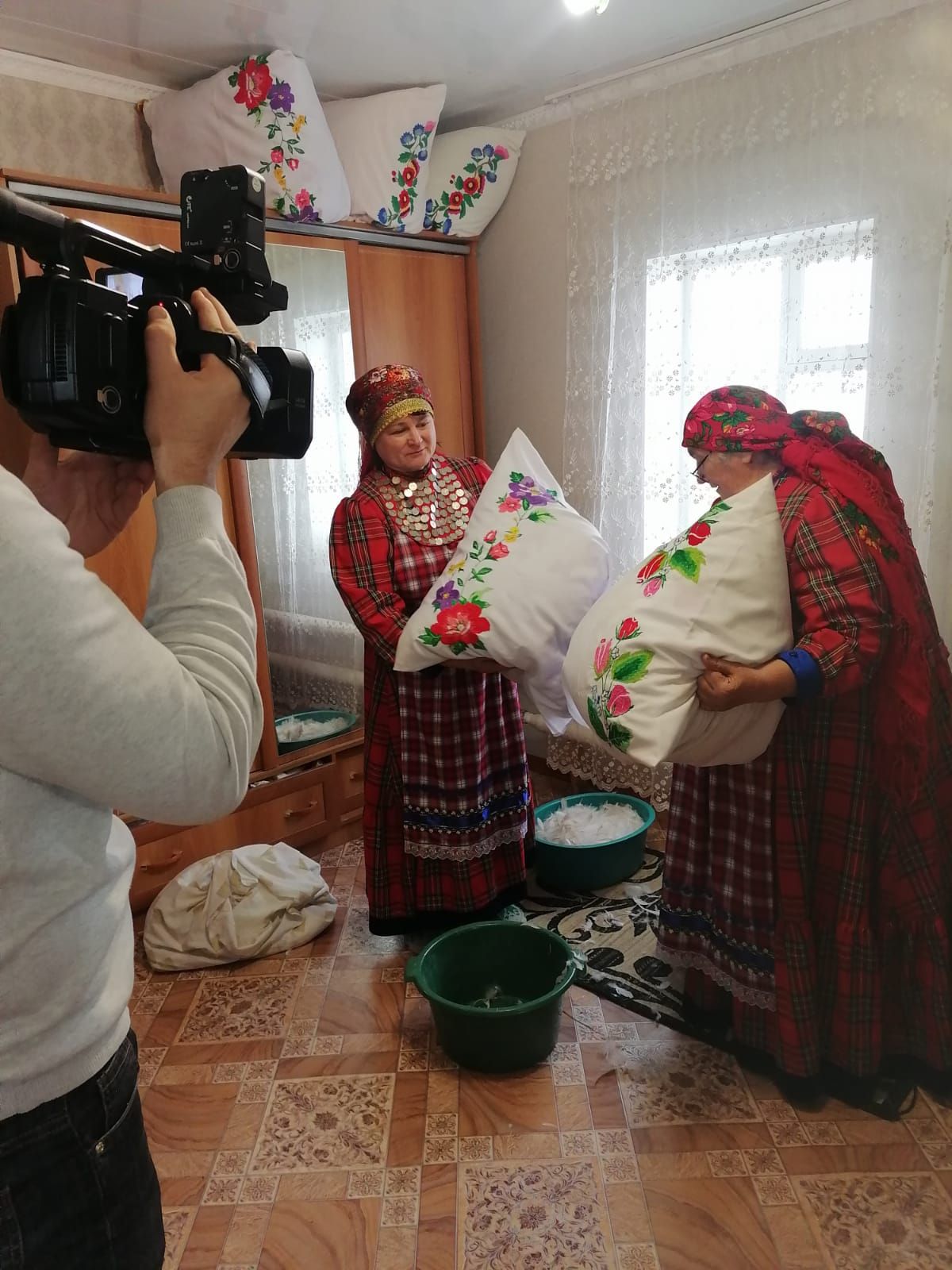 В селе Новые Балыклы прошел обрядовый праздник «Каз өмәсе»