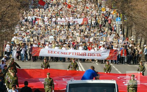 Быел 9 майда Казан урамнары буйлап «Үлемсез полк»ның традицион йөреше узмаячак