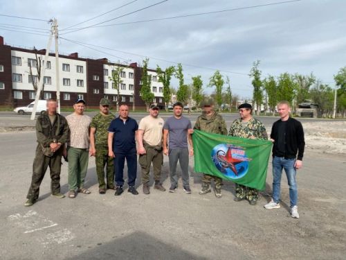 Кукмара районы башлыгы Сергей Димитриев махсус хәрби операциядәге егетләр белән очрашты