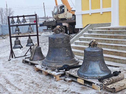Чистайда төзелүче керәшен чиркәвенә чаңнар урнаштырылды