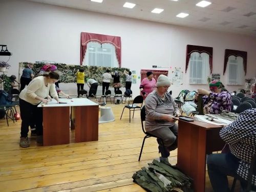 Кибәчтән Галина Токранова: «Бер маскировка челтәрен ике сәгать ярымда үреп бетерәбез»