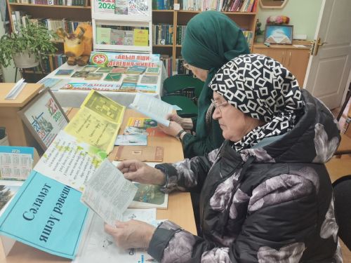 Яңа Мәлкән авыл китапханәсендә сәламәтлек сәгате булды