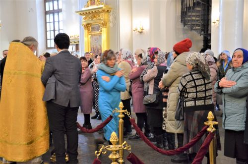 Алла Анасының Казан иконасы Соборында керәшенчә келәү