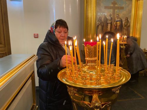 Алла Анасының Казан иконасы Соборында керәшенчә келәү
