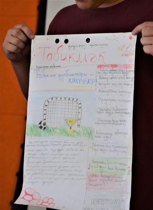 "Туганайлар" редакциясе хезмәткәрләре "Айбагыр" этносменасынд  мастер-класс уздырдылар