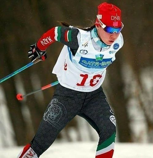 Лыжница Анастасия Утяганова выступает в составе сборной Татарстана