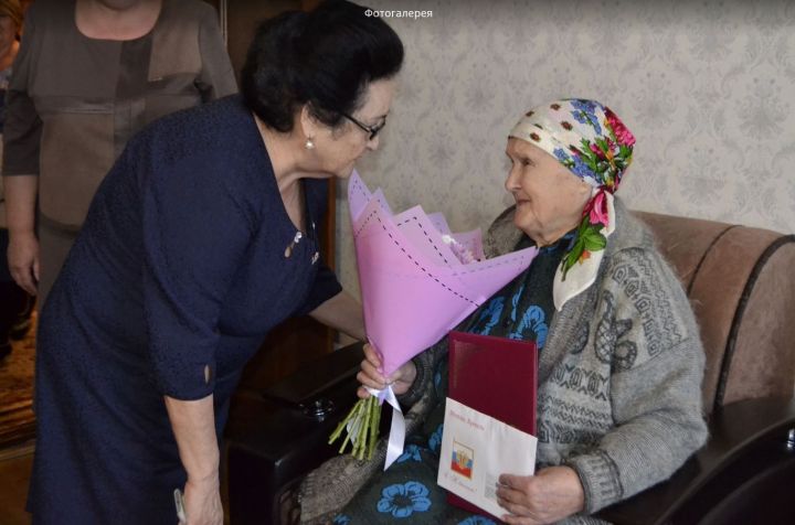 Жительница Пестречинского района Анна Анисимова отметила свой 90-летний юбилей