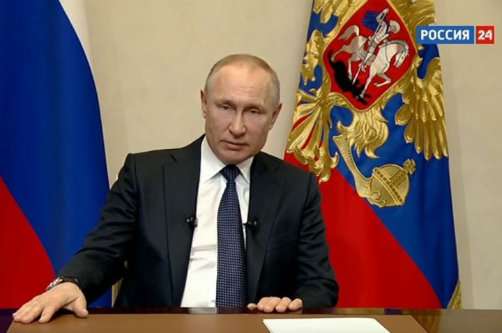 Владимир Путин Россия гражданнарына махсус мөрәҗәгать белән чыкты