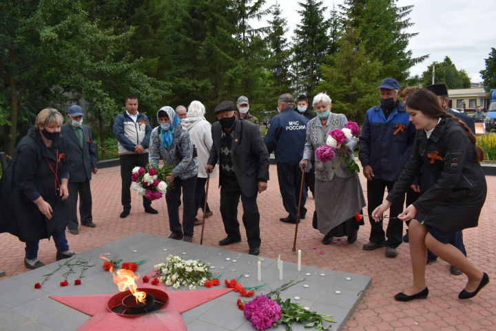 В поселке Татарстан прошел митинг ко Дню памяти и скорби и    79-ой годовщине с начала Великой Отечественной войны