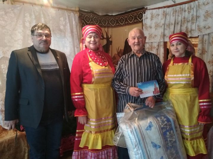 Жителя деревни Зычебаш поздравили с 95-летним юбилеем