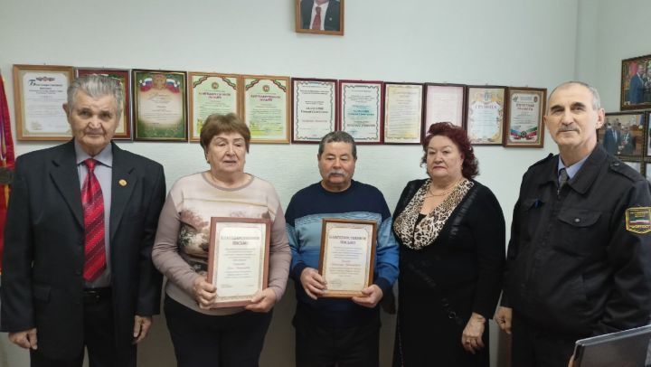 Председателя Совета ветеранов Багряжского сельского поселения наградили благодарственным письмом