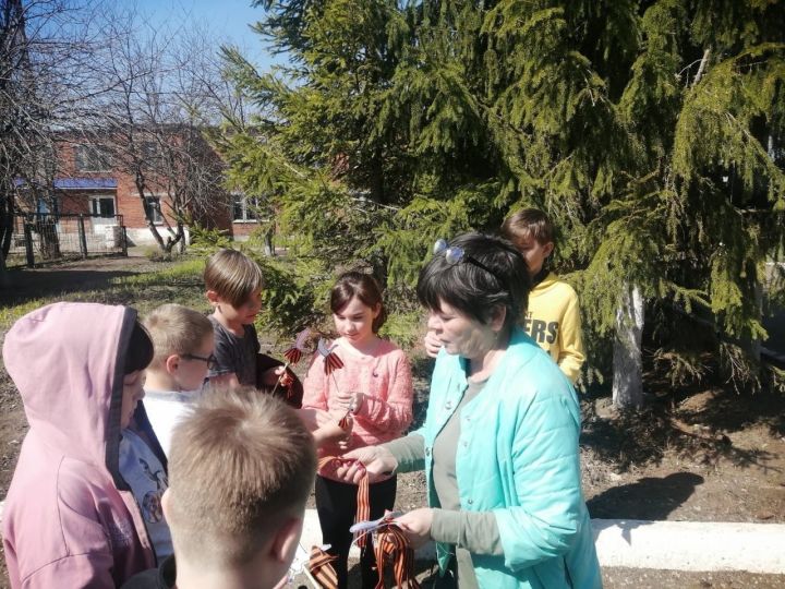 В селе Сетяково присоединились к ежегодной Всероссийской акции «Георгиевская ленточка»
