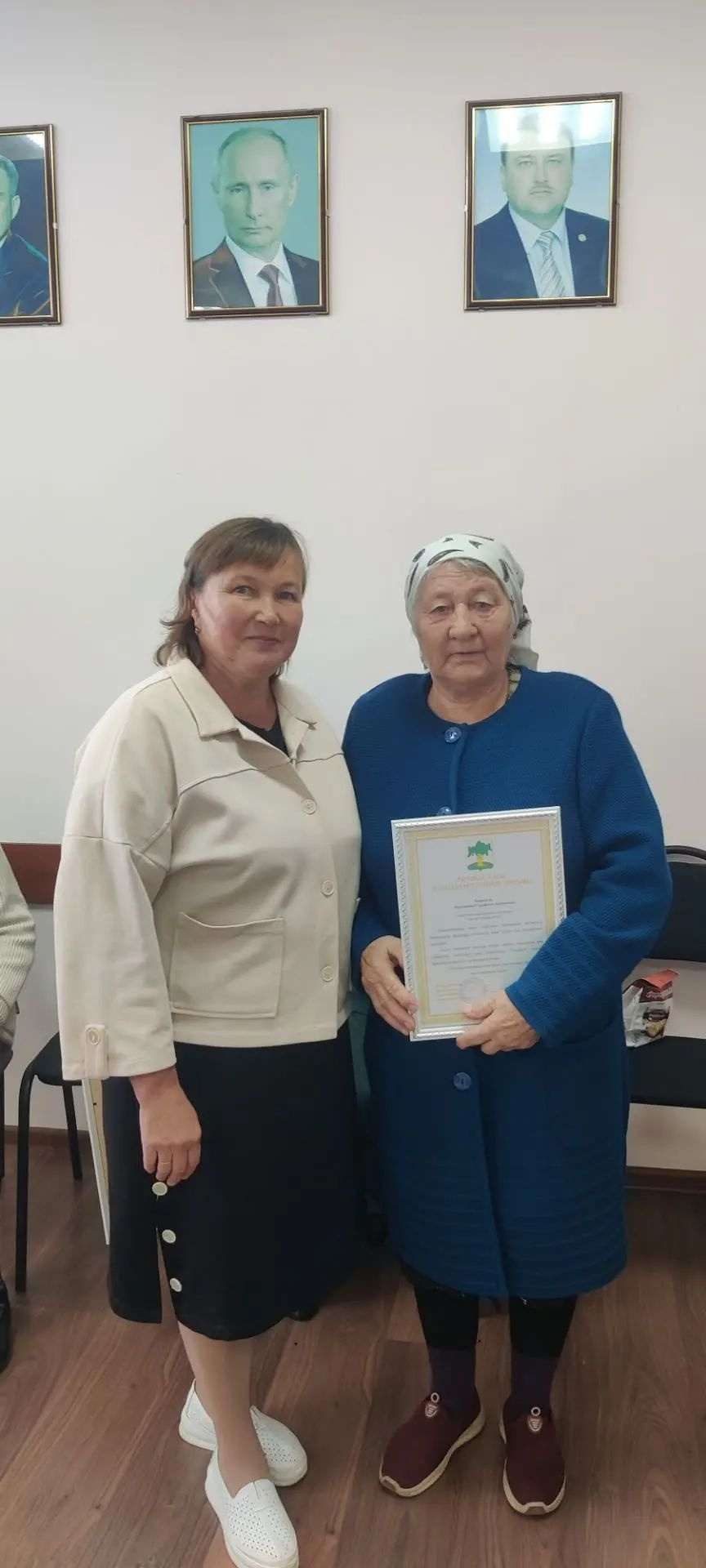Авыл җирлеге башлыгы Светлана Матвеева белән