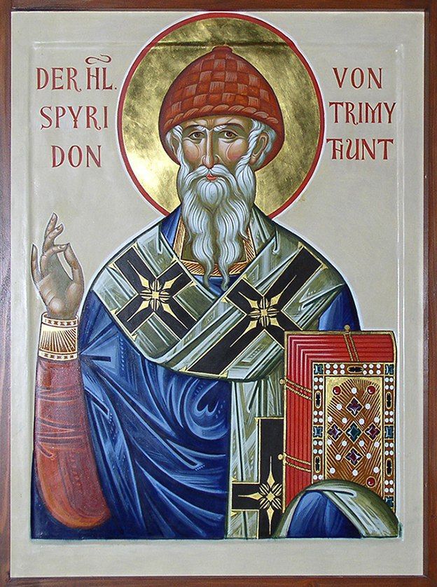 Канон святителю спиридону. Икона св Спиридона Тримифунтского. И Кона св. Спмридон Тримифунтский.