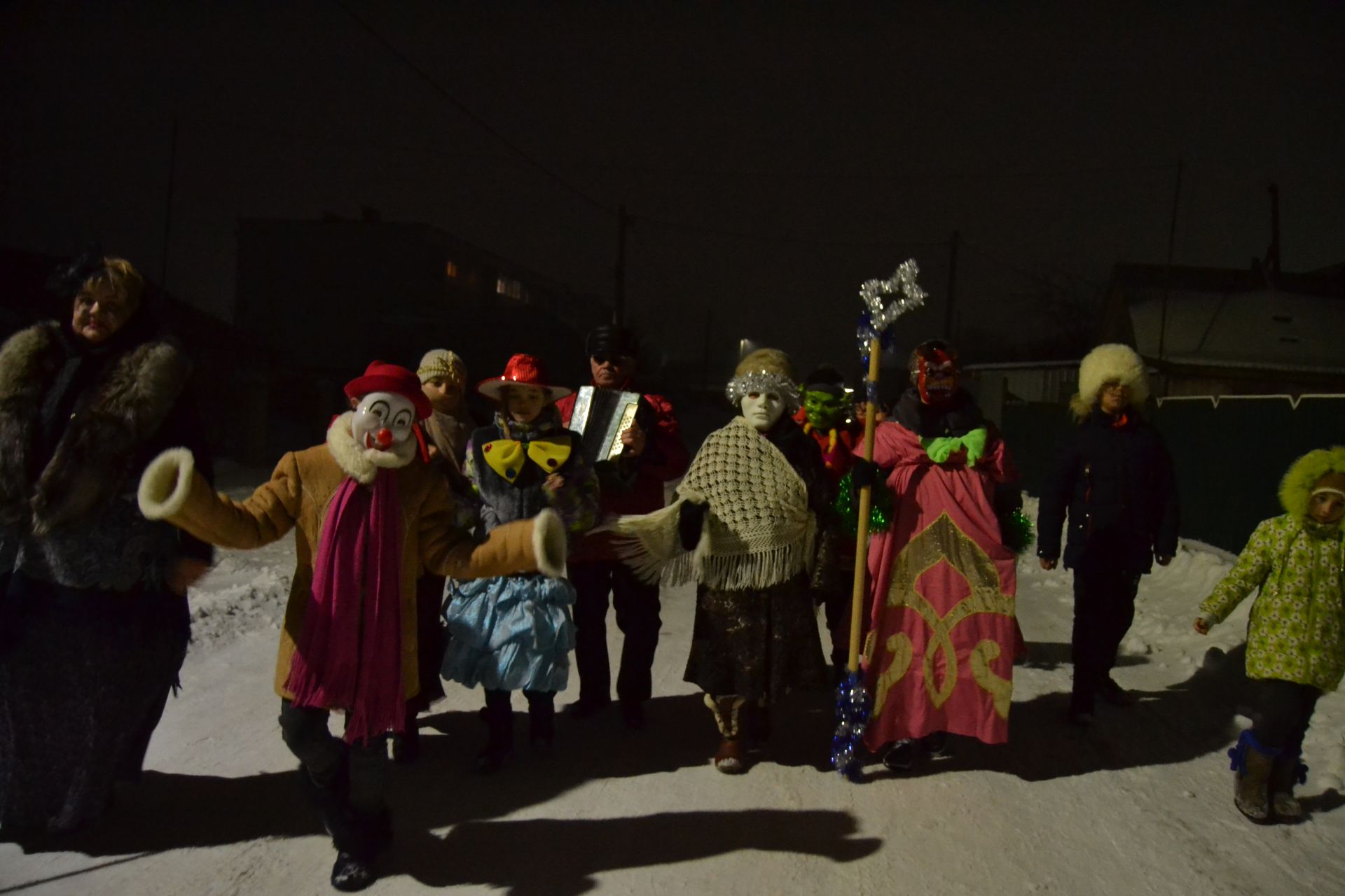 В селе Князево провели рождественские колядки