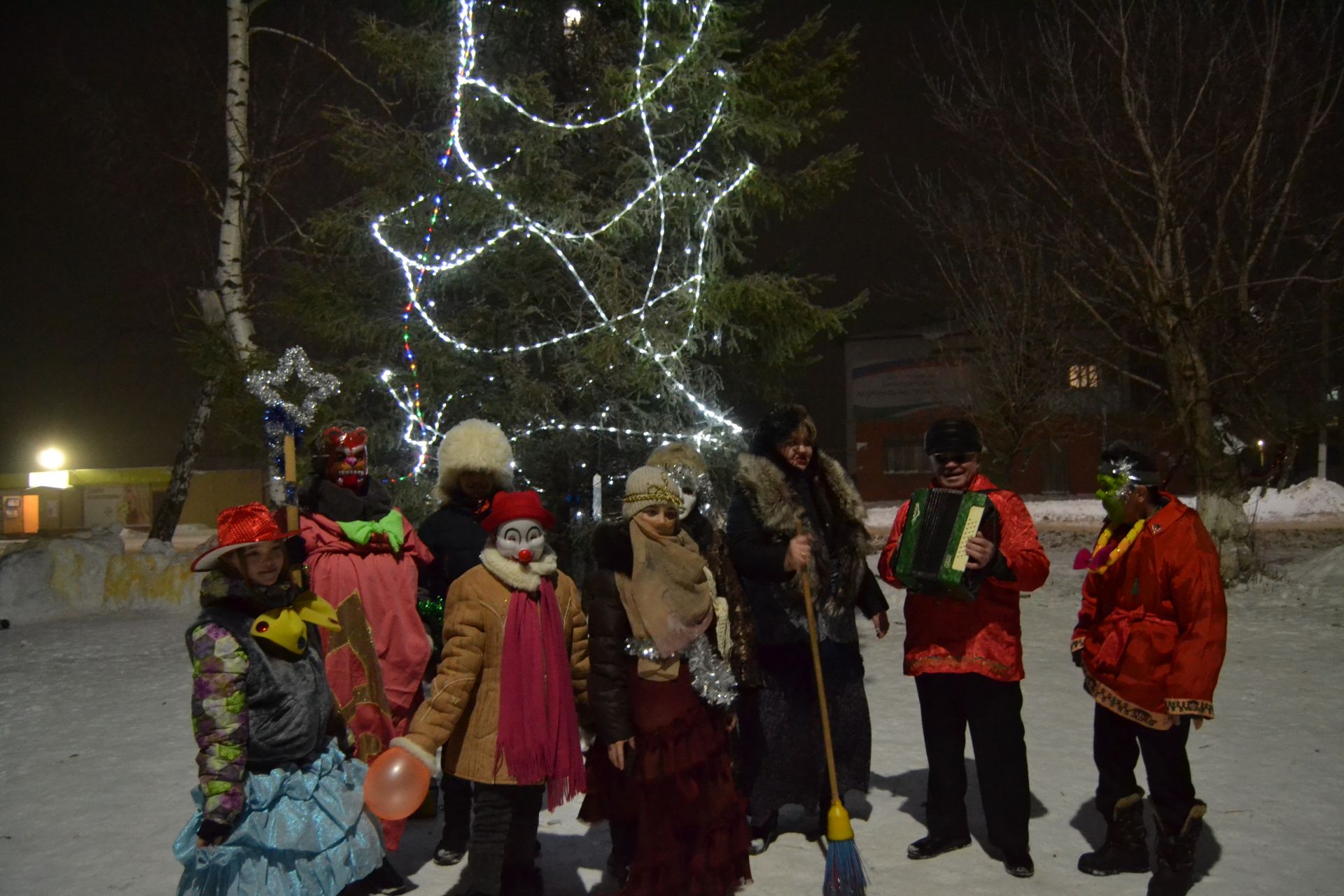 В селе Князево провели рождественские колядки