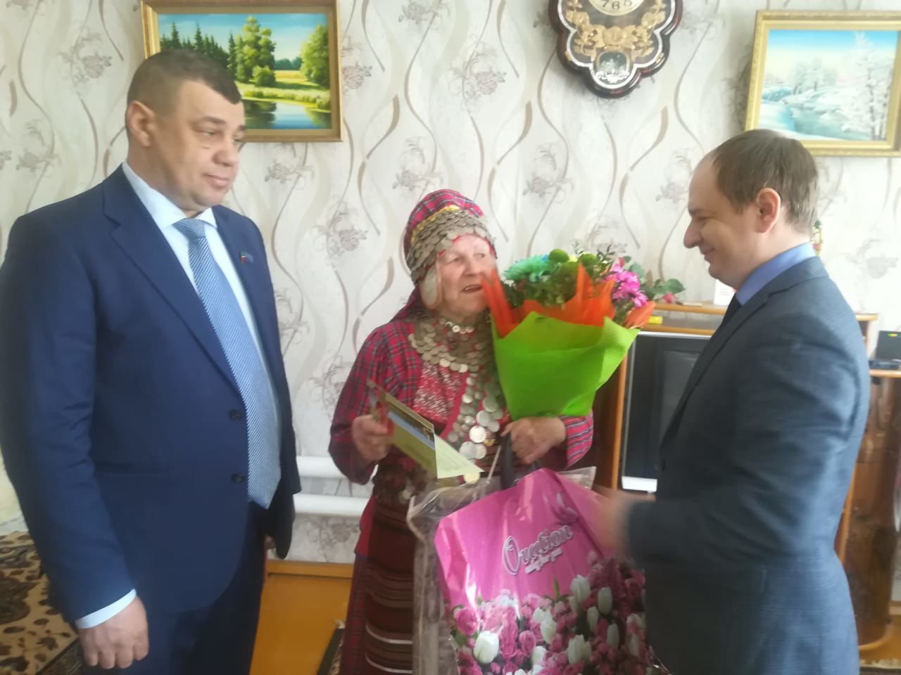 Жительница Большого Шурняка, труженица тыла отпраздновала свой 90-летний юбилей