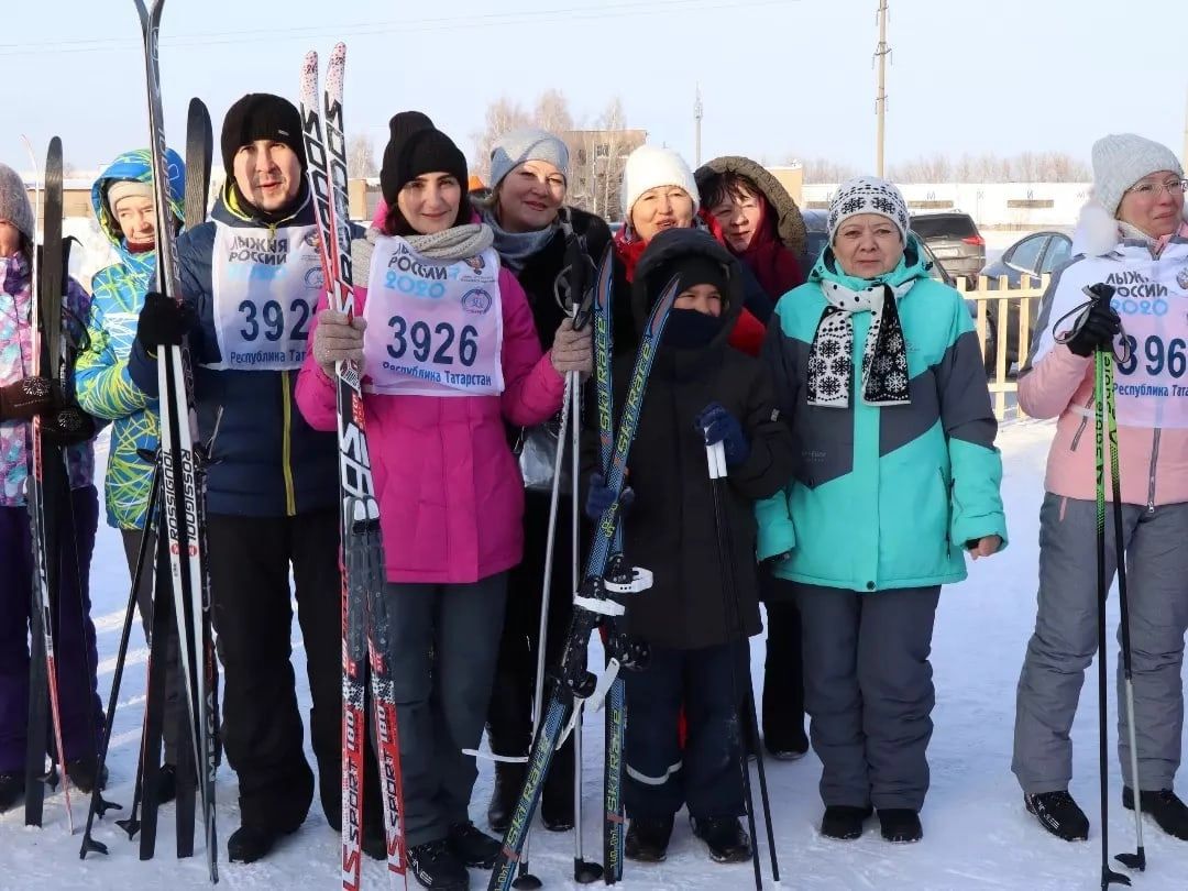 Менделеевские кряшены приняли участие в лыжной гонке