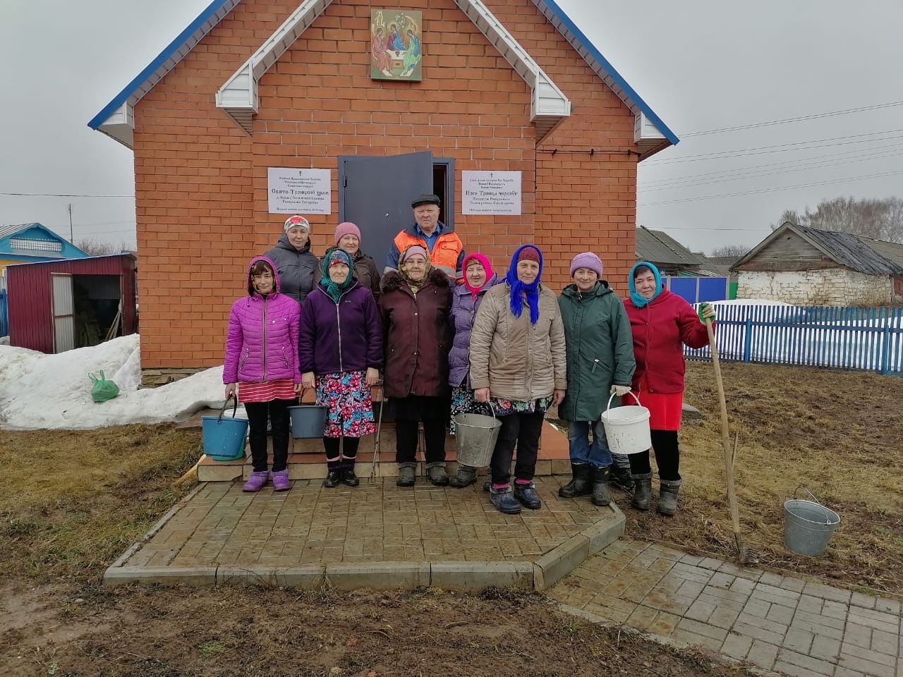 Субботник перед Пасхой. Погода июнь верхний Субаш.