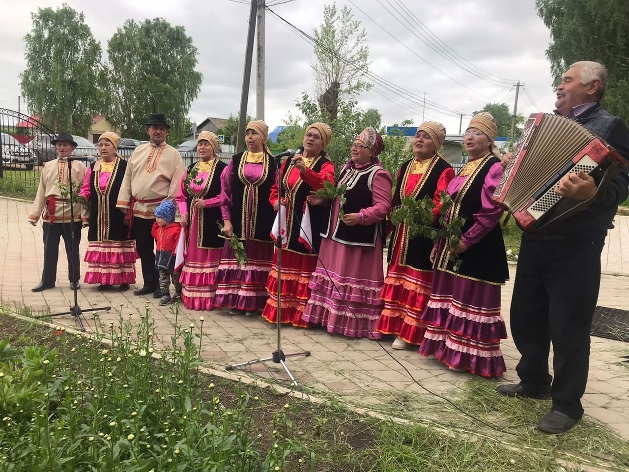 В селе Килеево отметили праздник Троицы