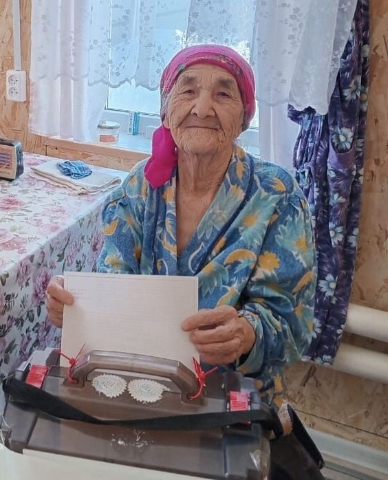 Яңа Балыклыда яшәүче иң өлкән яшьтәге хатын-кыз – 98 яшьлек Федора түти сайлауда тавыш бирде