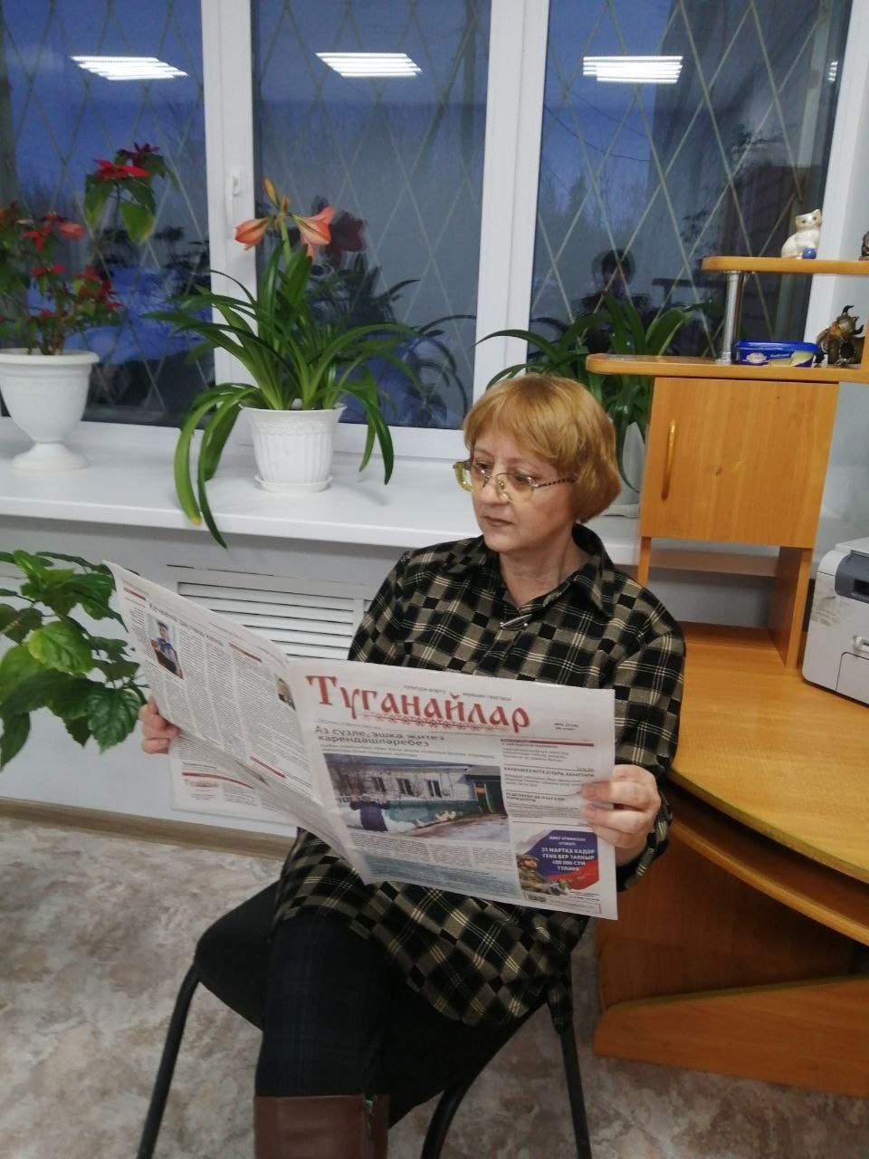 Кәвәлдән Зоя Шипшова: «Газетаны кулыма алу белән, бер тында укып чыгам»
