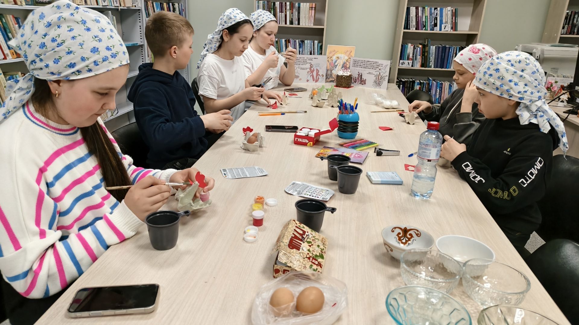 Мәләкәс мәдәният йортында күкәй буяу буенча мастер-класс уздырылды