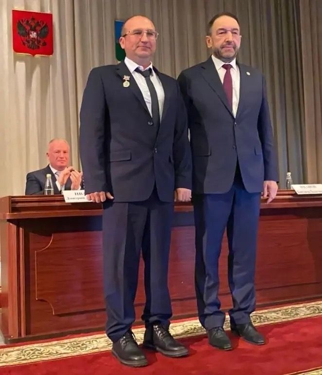 Максим Красновка «Татарстан Республикасының атказанган төзүчесе» дигән мактаулы исем бирелде