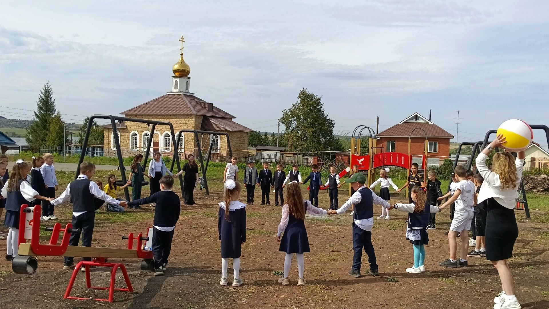 Кәләйдә мәдәни ял итү өчен беренче парк зонасы төзелеше дәвам итә
