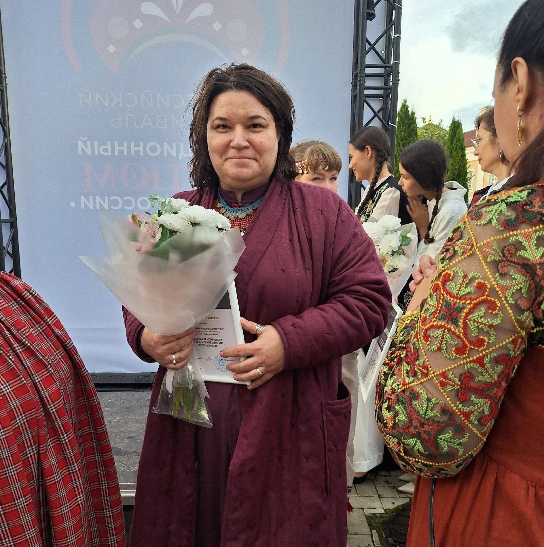 Юлия Әхмәтҗанова керәшен костюмы коллекциясе белән Гран-прига лаек булды
