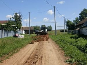 Яңа Усы авылы урамы яңарыш кичерә
