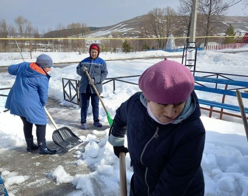 В селах прошел «Снежный средник»